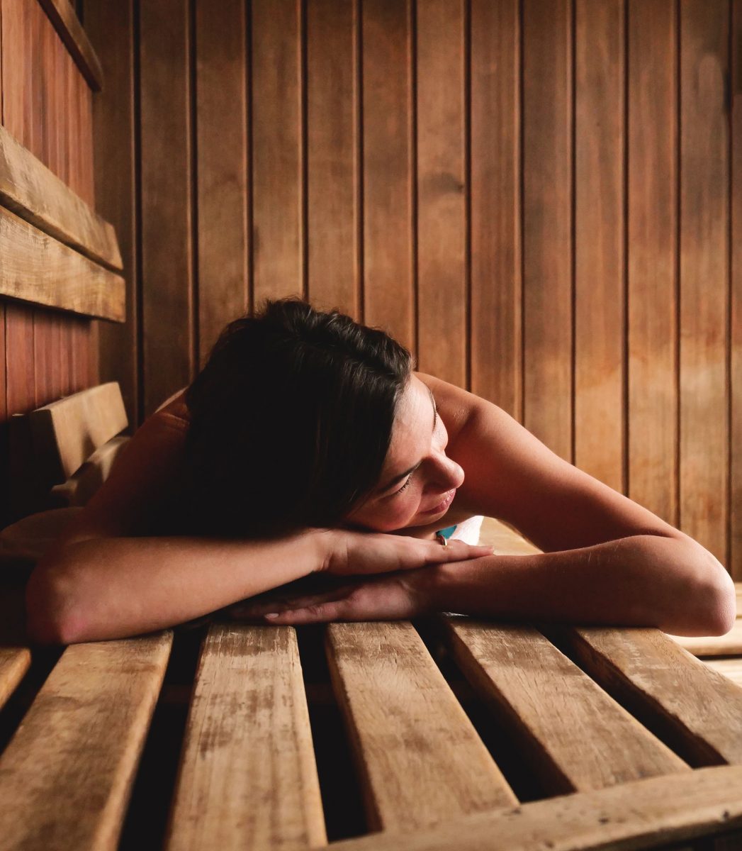Relaxation sauna scandinave