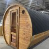 sauna tonneau finlandais 6 m grande capacité d'accueil