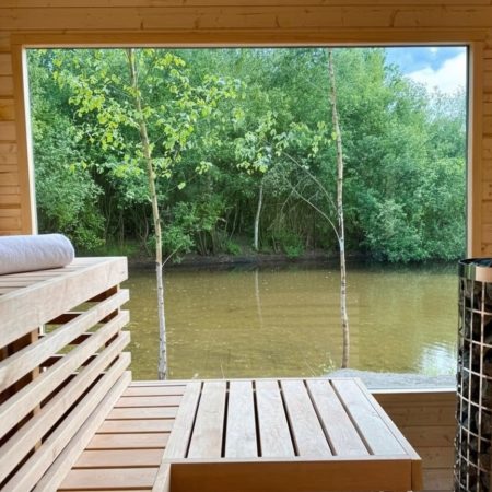 Fenêtre 120 x 175 cm côté sauna